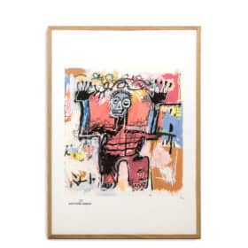 Jean-Michel Basquiat Print, Numbered, Silkscreen, 1990s