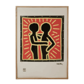 Keith Haring Color Print, Silkscreen, Numbered, 1990s