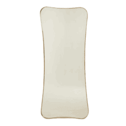 Alternative view of Gilded Brass Mirror, in the style of Gio Ponti, 1980s or 1990s.