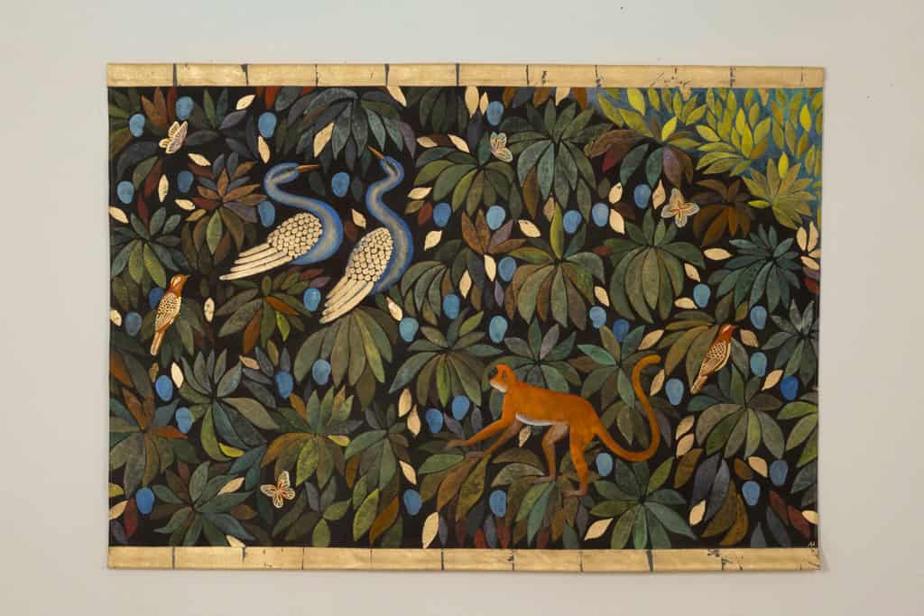 Painted Decorative Panel, “Paradise Lost,” Contemporary - Image 2