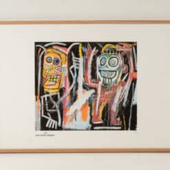 Alternative view of Jean-Michel Basquiat Print, Numbered, Color Silkscreen, 1990s