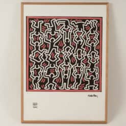 Alternative view of Keith Haring Silkscreen Print, Numbered, 1990s