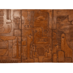 Alternative view of Carved Wooden Triptych Panel, Victory of Segonzac