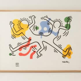 Keith Haring Numbered Print, Silkscreen, 1990s