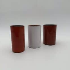 Alternative view of Small Glazed Ceramic Vases, Set of Three, 1950s