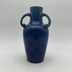 Alternative view of Cobalt Blue Baluster Vase, Twin-Handled, 1930s