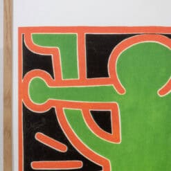 Alternative view of Numbered Keith Haring Print, Silkscreen, 1990s