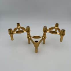 Alternative view of BMF Quist Candle Holders, "Variomaster," Rare Set of 3, 1970s.