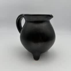 Alternative view of Faience Tripod Pitcher, Signed Studio Piece, 1950s-1960s.