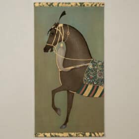 Brown Horse Painted Canvas, Contemporary