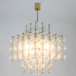 Alternative view of Kamenicky Senov Chandelier, Blown Glass, 1970s