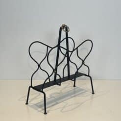 Alternative view of Jacques Adnet Style French Modernist Magazine Rack, 1950s.