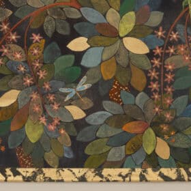 Painted Decorative Canvas, “Paradise Lost,” Contemporary