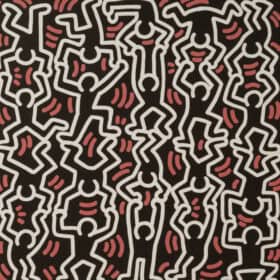 Keith Haring Silkscreen Print, Numbered, 1990s