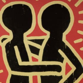 Keith Haring Color Print, Silkscreen, Numbered, 1990s