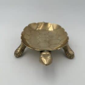 Turtle Brass Vide-Poche, French, 1970s