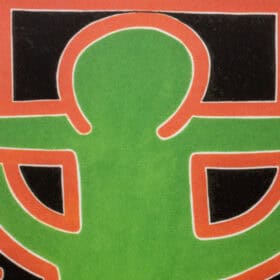 Numbered Keith Haring Print, Silkscreen, 1990s