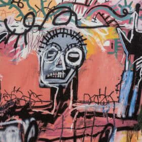 Jean-Michel Basquiat Print, Numbered, Silkscreen, 1990s