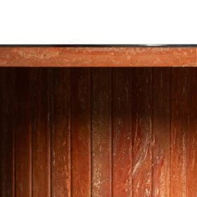 Willy Rizzo Table, Orange-Red Travertine, 1970s