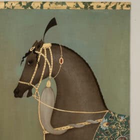 Brown Horse Painted Canvas, Contemporary