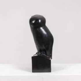 François Pompon Owl Sculpture, “Grand-Duc,