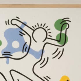 Keith Haring Numbered Print, Silkscreen, 1990s