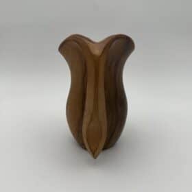 Small Sculptural Walnut Pitcher, Alexandre Noll-Style, 1950s.