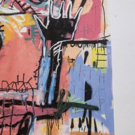 Jean-Michel Basquiat Print, Numbered, Silkscreen, 1990s