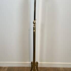 Polished Brass Cheval Mirror, Neoclassical Style circa 1970
