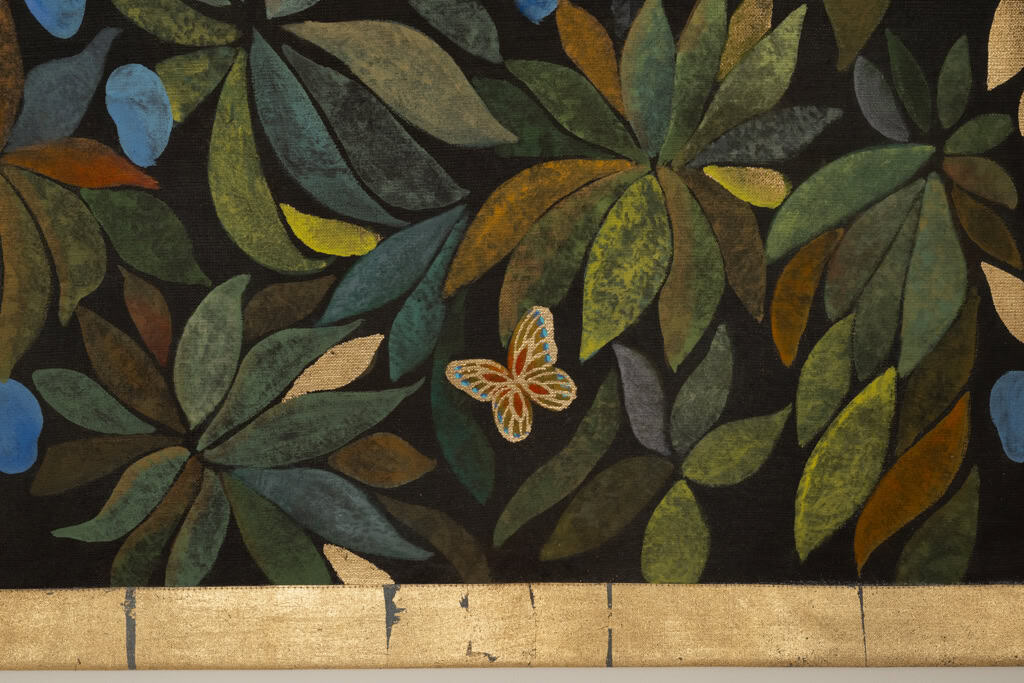Painted Decorative Panel, “Paradise Lost,” Contemporary - Image 5