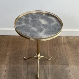 Neoclassical Style Brass Gueridon, Attributed to Maison Jansen