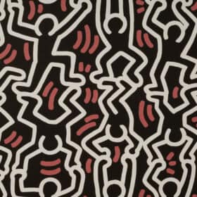 Keith Haring Silkscreen Print, Numbered, 1990s