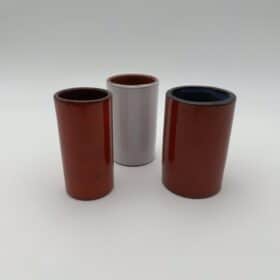 Small Glazed Ceramic Vases, Set of Three, 1950s