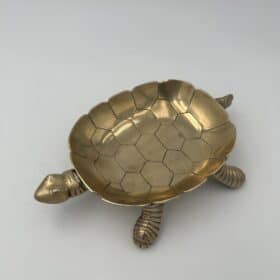 Turtle Brass Vide-Poche, French, 1970s