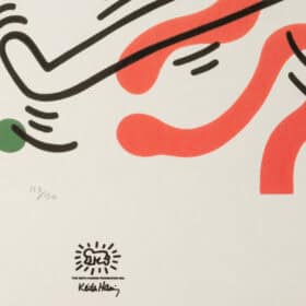 Keith Haring Numbered Print, Silkscreen, 1990s