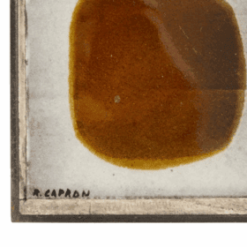 Roger Capron Coffee Table, Ceramic, “Planète,” 1970