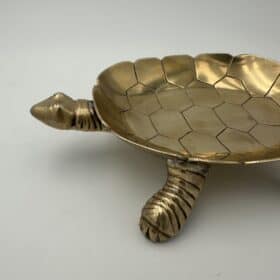 Turtle Brass Vide-Poche, French, 1970s