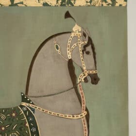 Indian Horse on Canvas, Contemporary.