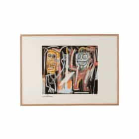 Jean-Michel Basquiat Print, Numbered, Color Silkscreen, 1990s