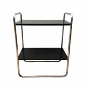 Vintage Bauhaus side table by Mauser Werke, Waldeck, Germany, circa 1950.