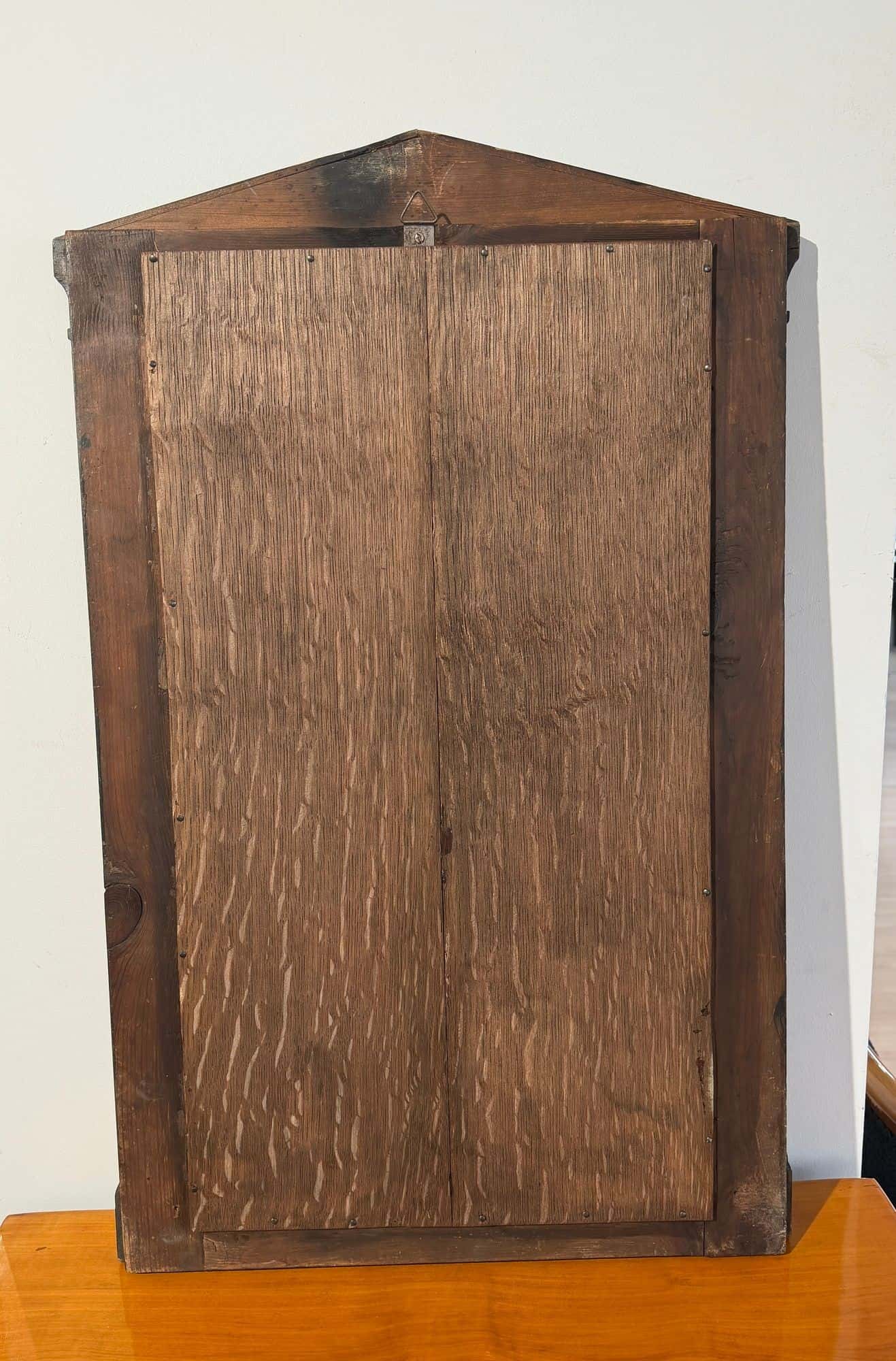 Small Austrian Biedermeier Walnut Wall Mirror, Circa 1820 - Image 15