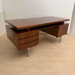 Alternative view of Large Mid-Century Modern Rosewood Desk, Germany, 1960s