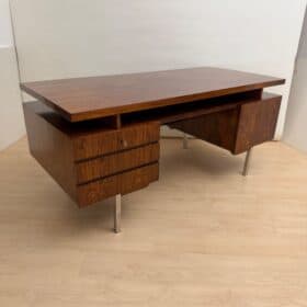 Large Mid-Century Modern Rosewood Desk, Germany, 1960s