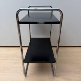 Vintage Bauhaus side table by Mauser Werke, Waldeck, Germany, circa 1950.