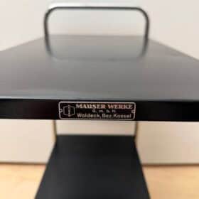 Vintage Bauhaus side table by Mauser Werke, Waldeck, Germany, circa 1950.