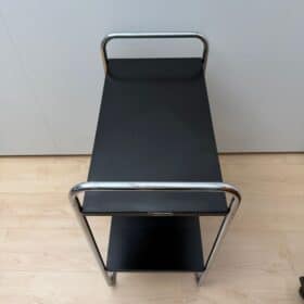 Vintage Bauhaus side table by Mauser Werke, Waldeck, Germany, circa 1950.