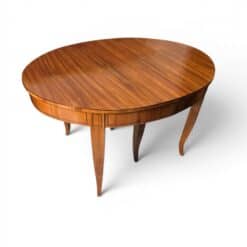 Expendable Biedermeier Dining Table- Cherry wood veneer with 4 inlay leaves- Styylish