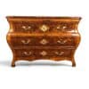 German Baroque Chest of Drawers- exquisite walnut marquetry- Styylish