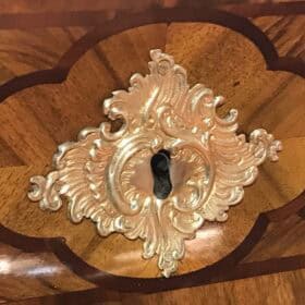 German Baroque Chest of Drawers Walnut Marquetry 1750