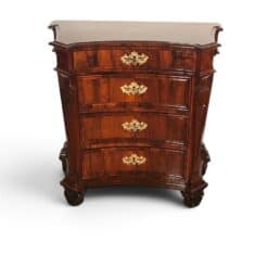 Small Italian Baroque Chest of drawers- Walnut- Styylish